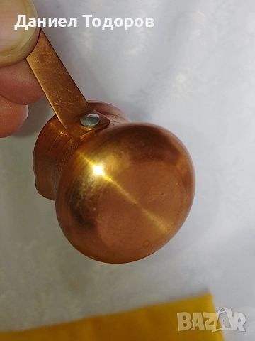 Старо Медно Котле ,Джезве и Свещник, снимка 9 - Декорация за дома - 35825165