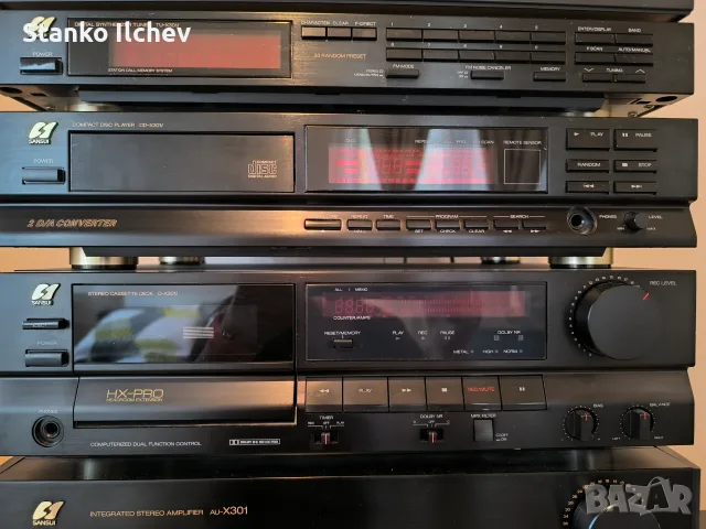 Аудио сет Sansui - усилвател, дек, cd, тунер, снимка 4 - Аудиосистеми - 55884424