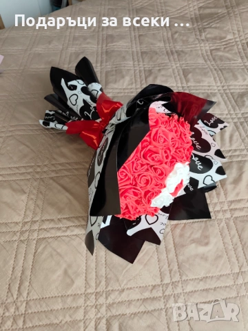 Букет от 61 вечни рози