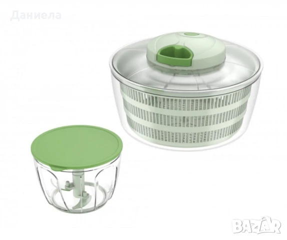 Мултифункционален уред 2в1 Oliver Voltz – центрофуга и чопър, 4 л купа