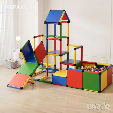 Детски център за катерене Feelkids с площадка и басейн за топки