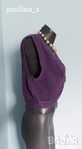 Два различни броя / Винтидж дамски елек "Zero" и "Poly Acryl" , снимка 4 - Елеци - 52650240