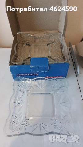 Чинии стъкло, снимка 10 - Чинии - 52671441