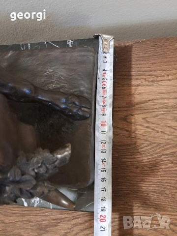 масивна бронзова пластика "Похищението на Европа", снимка 7 - Декорация за дома - 53302508