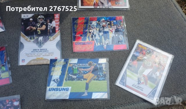 ЛОТ ПАНИНИ Panini Карти Американски футбол NFL NFLPA, снимка 2 - Колекции - 42651602