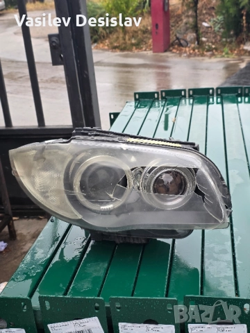 Оригинални Xenon фарове за BMW E81 / E87 LCI Facelift Angel eyes, снимка 4 - Части - 51922169