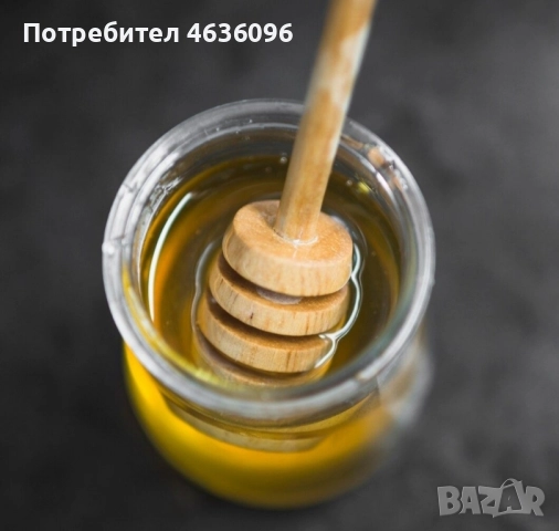 Дървена лъжичка за мед, снимка 7 - Прибори за хранене, готвене и сервиране - 52240751
