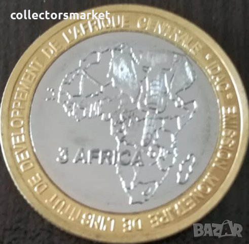 4500 франка 2005, Габон, снимка 2 - Нумизматика и бонистика - 34790107