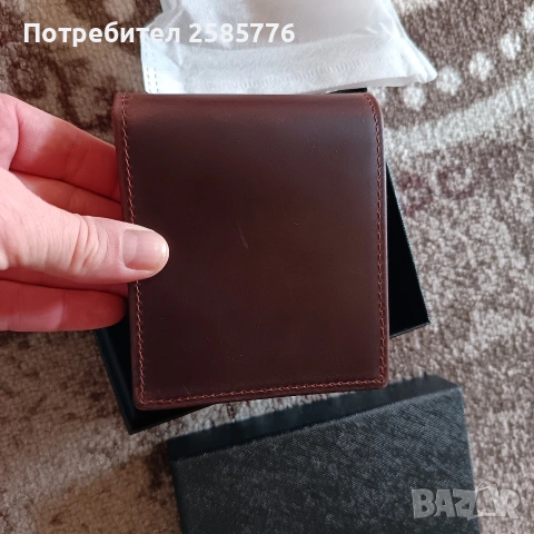 Мъжки портфейл кожа, снимка 3 - Портфейли, портмонета - 53161792