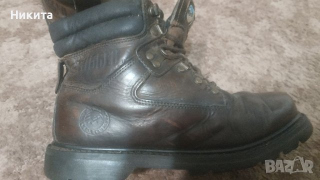 Маслоустойчиви боти от естествена кожа 40 номер, снимка 1