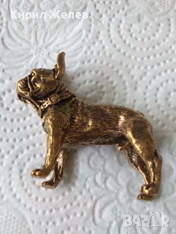 Бронзова фигурка на френски булдог 52529, снимка 2 - Антикварни и старинни предмети - 52730713
