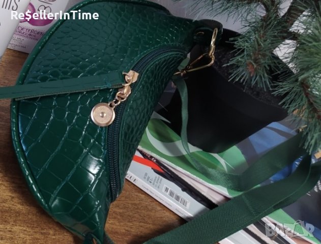 Нова дамска чанта в зелено, снимка 2 - Чанти - 42446085