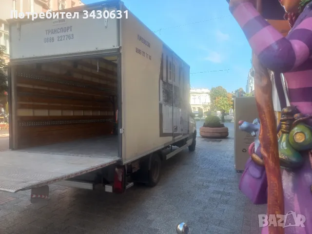 транспортни услуги транспорт превоз на товари бус падащ борд , снимка 2 - Транспортни услуги - 47615912