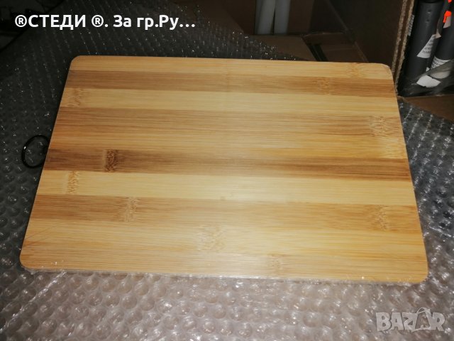 Бамбукова дъска за рязане , снимка 5 - Аксесоари за кухня - 41775161
