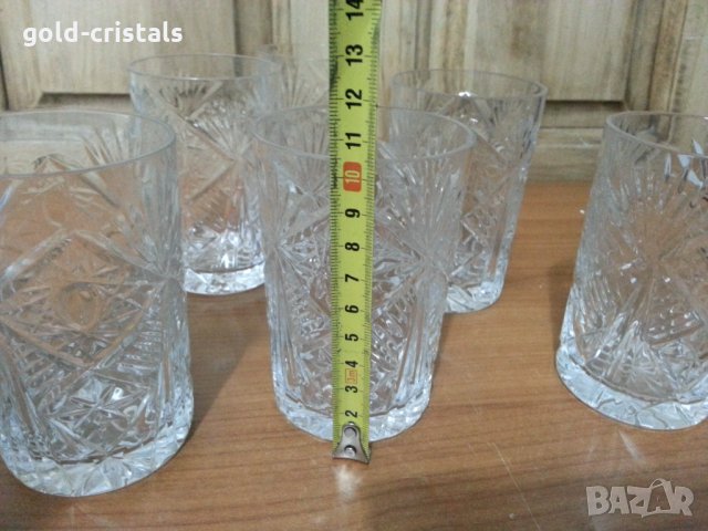 Руски кристални чаши с гарафа , снимка 4 - Антикварни и старинни предмети - 35858544