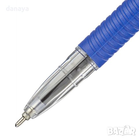 3873 Химикалка Unimax Dart GP clear 0.7 mm Син или Черен, снимка 2 - Ученически пособия, канцеларски материали - 41726438