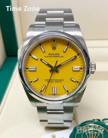 Rolex Oyster Perpetual 36mm Steel Tiffany Blue Dial Automatic Дамски Различни Варианти, снимка 11 - Дамски - 48183241