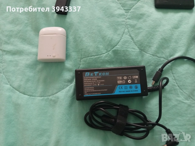 Зарядно за лаптоп HP и DeTech , снимка 3 - Части за лаптопи - 51897392