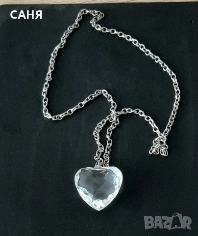 Подарък за Св Валентин-серце-колие,пръстен,обеци, снимка 11 - Колиета, медальони, синджири - 53147192