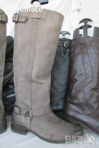 мото тиин УНИСЕКС ботуши TAMARIS® original, 40, BIKER BOOTS, рокер, чопър боти, хард,естествена кожa, снимка 7 - Дамски ботуши - 26896128