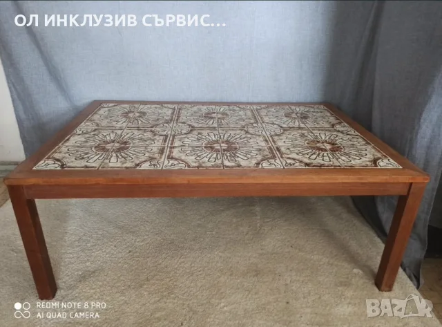 Холна маса с керамичен плот РАЗПРОДАЖБА, снимка 2 - Маси - 56408532