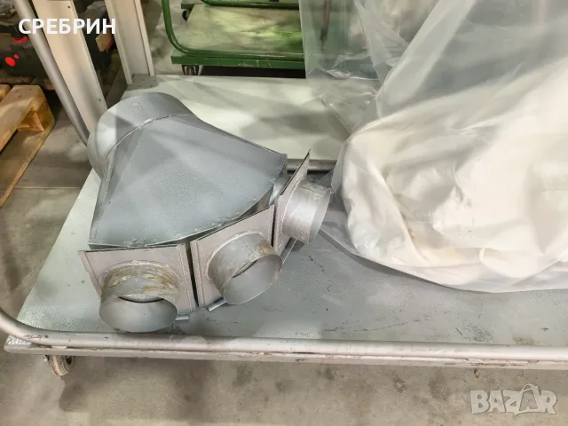 Аспирация с 2+2 чувала мотор 3 кв трифазен реални 4000куб , снимка 3 - Други машини и части - 55956888