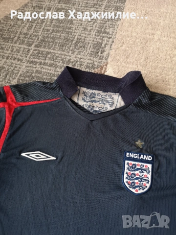 England football team Umbro T-shirt , снимка 2 - Тениски - 53773084