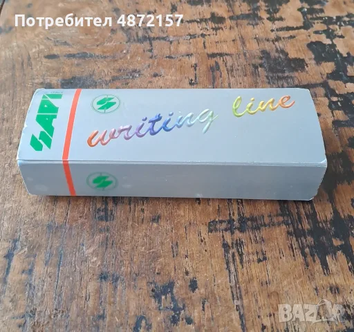 химикалка метална сребърна Сапи Италия Sapi Italy в кутия, снимка 10 - Колекции - 55736881