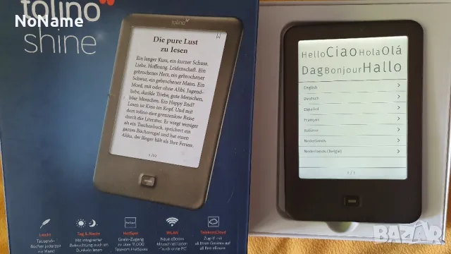 Електронна книга Tolino Shine, снимка 3 - Електронни четци - 50436032