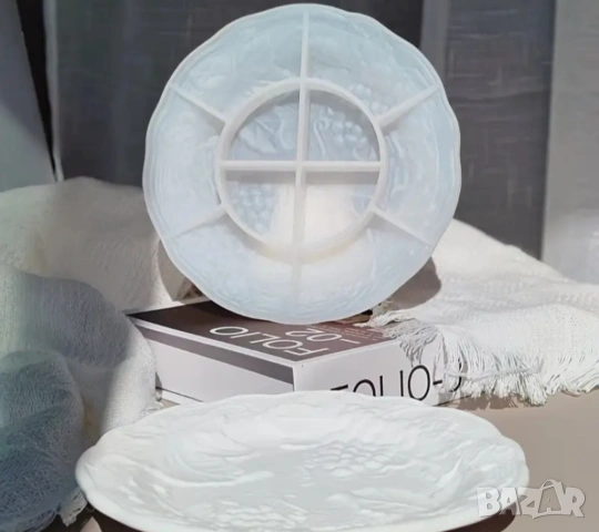 Молд чиния с грозде 18,5 см, снимка 6 - Форми - 53494136