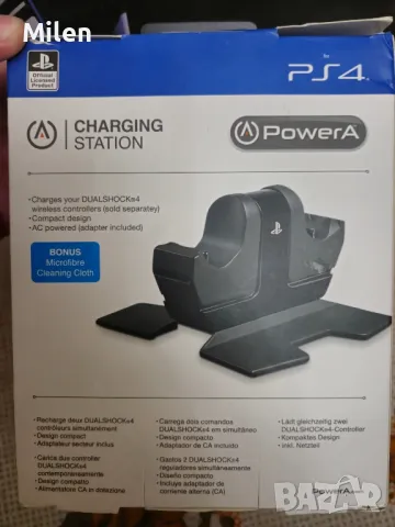 PowerA станция за зареждане на PS4 DualShock 4, снимка 2 - Аксесоари - 49509034