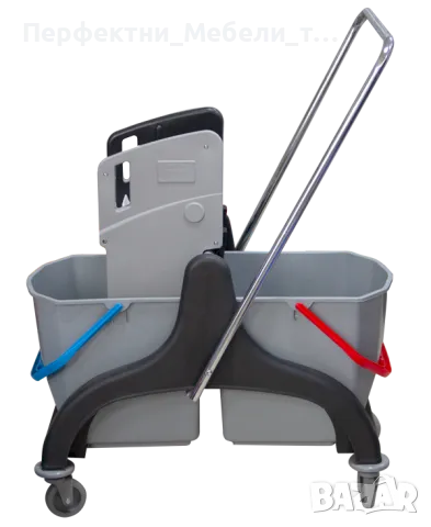 Професионална единична/двойна кофа за почистване с преса за изцеждане-от 20 л.до 36 л., снимка 4 - Обзавеждане за заведение - 49575122