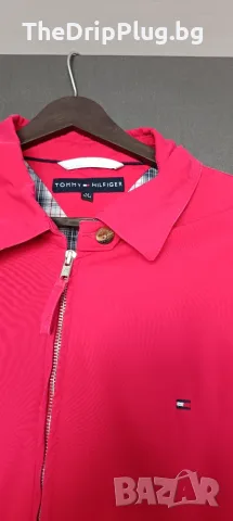 Tommy Hilfiger мъжко яке размер М червено , снимка 2 - Якета - 56332284