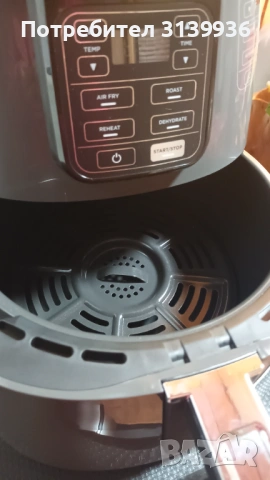 Фритюрник с горещ въздух Ninja AF100 , снимка 4 - Фритюрници - 53133006