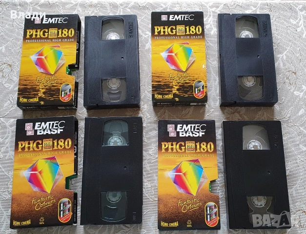 Видеокасети BASF PHG, EMTEC PHG 180, снимка 4 - Други жанрове - 51789138
