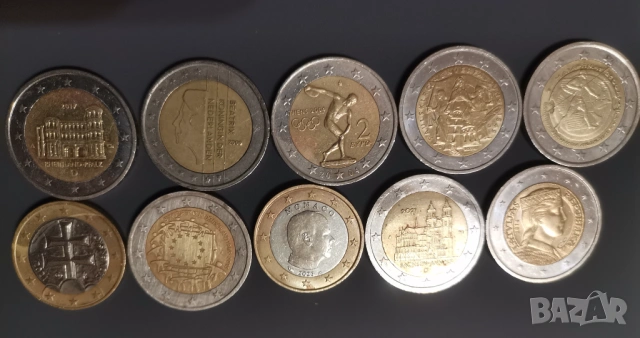 Лот евро монети 