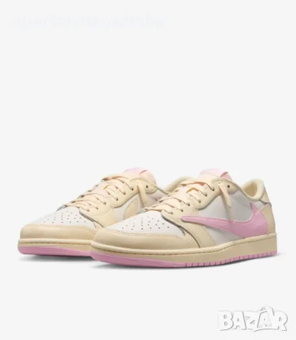 Дамски кецове Nike AIR Jordan 1 Retro Low OG SP Travis Scott, снимка 4 - Кецове - 55942477