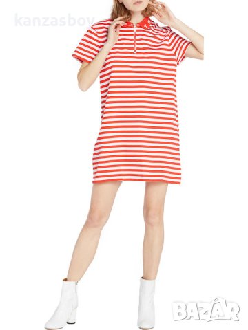 Tommy Hilfiger Jeans essential stripe polo dress relaxed fit - страхотна дамска рокля, снимка 2 - Рокли - 41580129