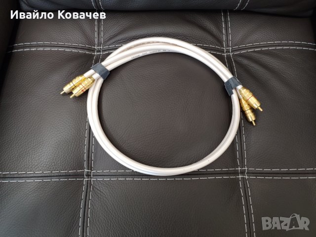 Atlas Equator Achromatic MK II, WhatHiFi 5*, кабел/интерконект, 2х1м. , RCA to RCA, Като Нов