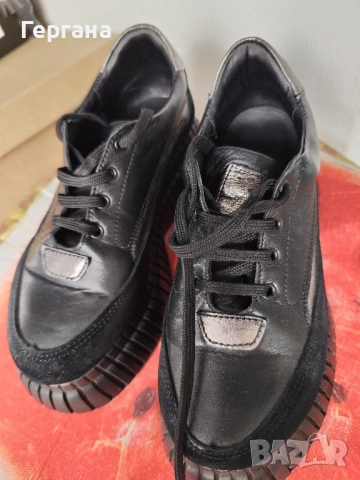 Черни Обувки на платформа Киара и на ток S.Oliver, снимка 8 - Дамски ежедневни обувки - 50597940