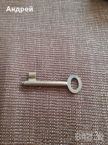 Стар метален ключ #14, снимка 3 - Колекции - 52630092