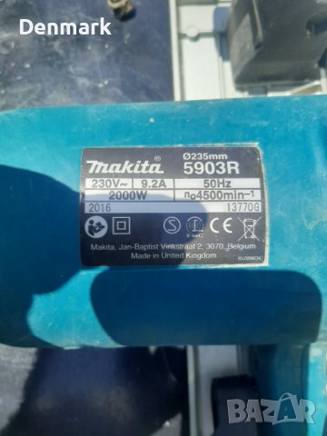 Ръчен циркуляр Makita 5903R, снимка 4 - Други инструменти - 41246680