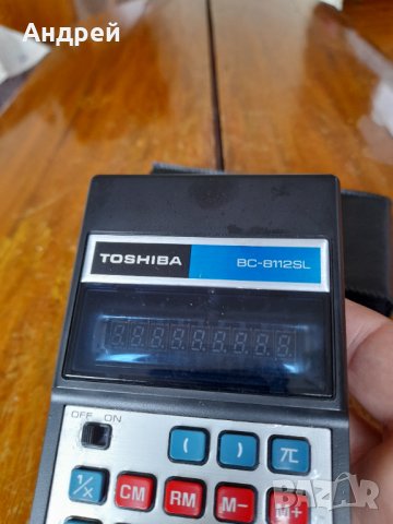 Стар калкулатор Toshiba, снимка 3 - Други ценни предмети - 42273260