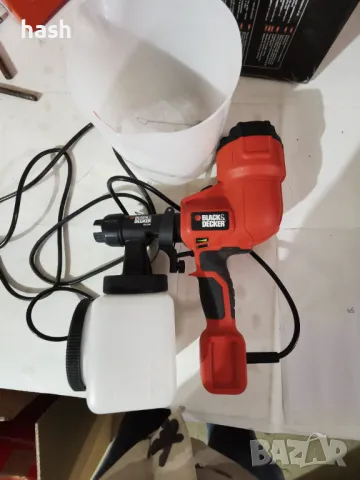 Пистолет за боядисване BLACK&DECKER HVLP200-QS, снимка 7 - Други инструменти - 49273958