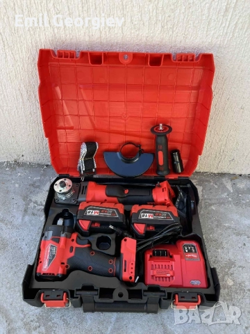 комплект 2в1 гайковерт и флекс , снимка 3 - Винтоверти - 52217156