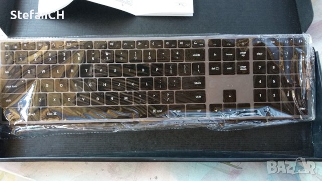 за части - SATECHI Slim X3 Bluetooth Backlit Keyboard US Space Grey, снимка 5 - Клавиатури и мишки - 41702892