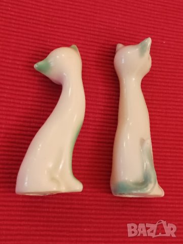 Две порцеланови фигурки, котки. , снимка 4 - Колекции - 44177178