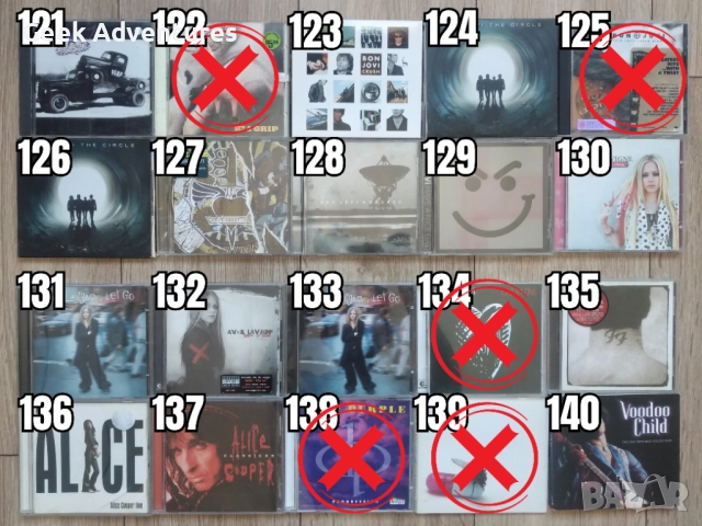 Rock/Punk Metal Music Albums CDs Оригинални Рок Пънк Музикални Дискове, снимка 8 - CD дискове - 46680866