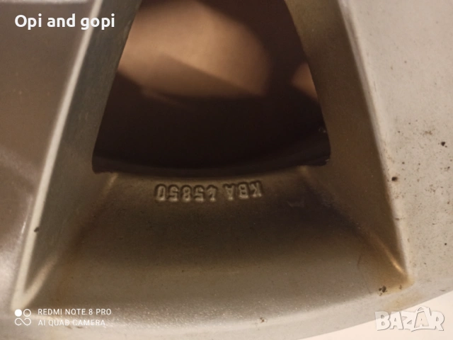 Алуминиеви джанти BORBET KBA45850, снимка 4 - Гуми и джанти - 53833736