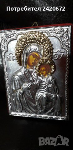 Икона Дева Мария, снимка 1